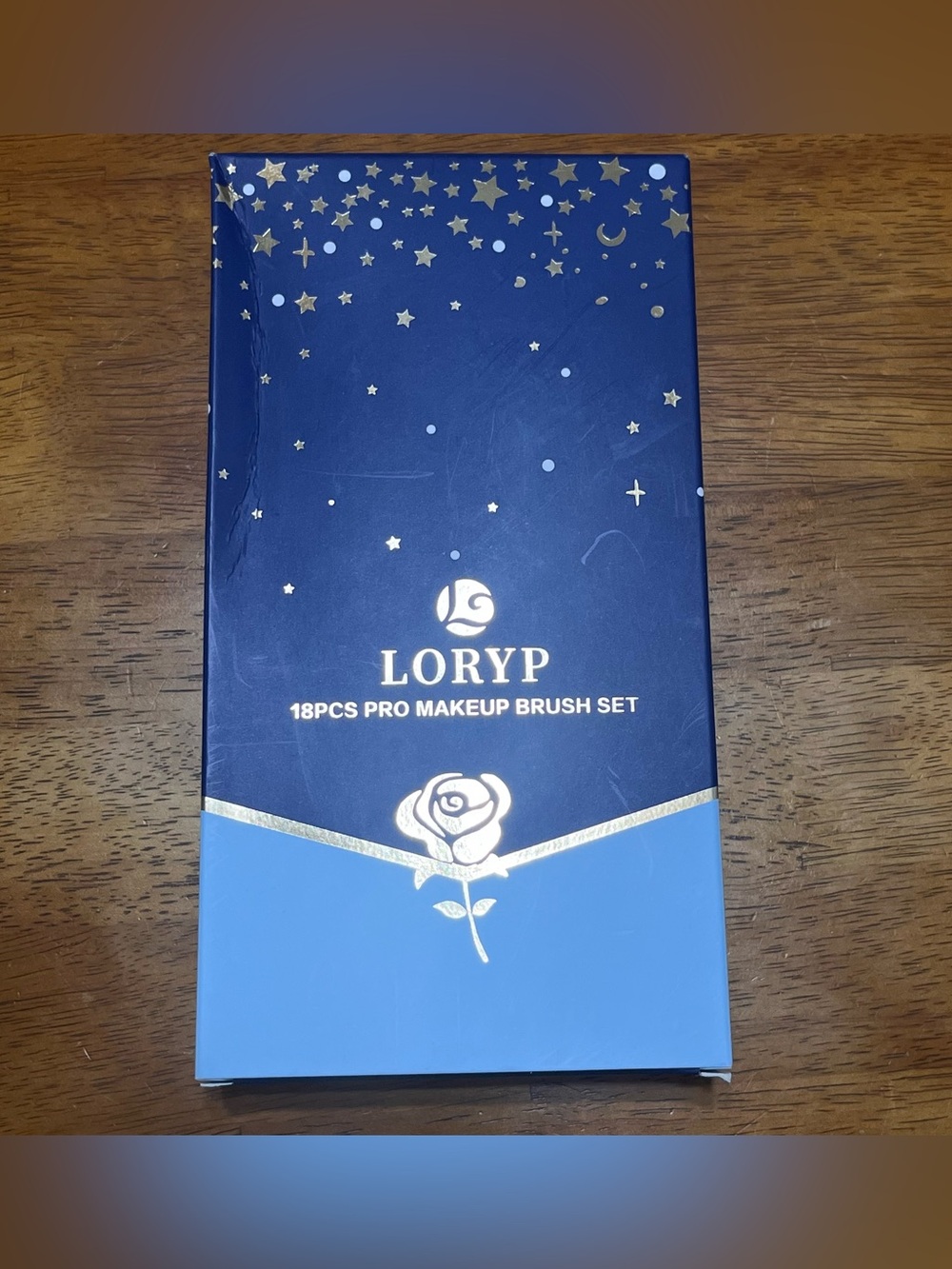 LORYP Makeup Brushes Set Labeled 18 Piece Face and Eye Brush Set Ultra soft hair